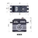 AGF RC Brushless Monster Torque Servo 55kg/0.087@8.4v