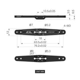 25T Long Length Alloy Servo Horn