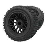 Rear 5B Pin Tyres Mounted