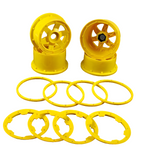 Coloured Nylon Super Six 5B Rims w/Beadlocks