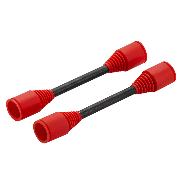 9mm Dog Bones (Press Fit Pins) w/Red Boots