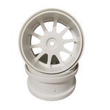 FG Style Rims for 155mm Tyre - Wide Offset Orange, Black, White