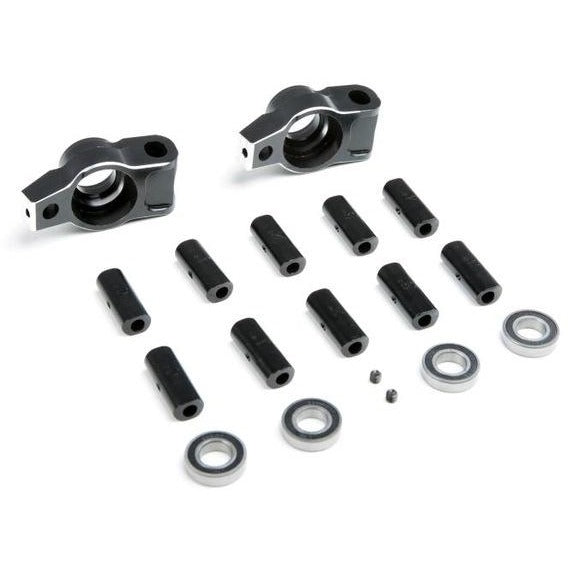 CNC Alloy Rear Hub Set - Silver – RC Race Parts